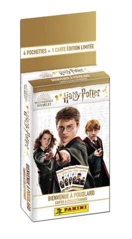 Blister - Harry Potter Saga Tc - 4 Pochettes   1 Carte édit Limitée